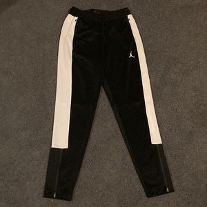 Jordan Black and White athletic Joggers. NEVER BEEN WORN! Size small.